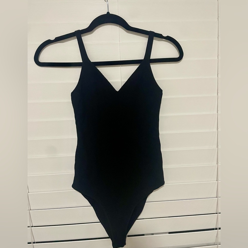 Zara Black Bodysuit with Adjustable Straps